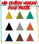 Mid-century Modern Palette